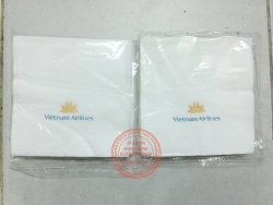 Khăn giấy vuông (nhỏ) Vietnam Airlines, kích thước 12 x 12 cm - ĐVT: xấp