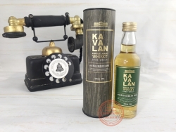 Kavalan ex-Bourbon Oak Single Malt Whisky, with tube