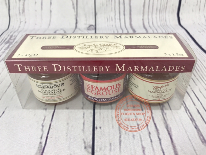 Three Distilerry Marmalades from Famous Grouse