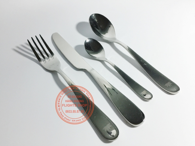 Bộ dao muỗng nĩa inox Vietnam Airlines VN4C (4 sao)