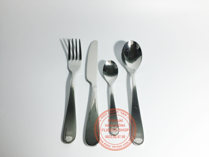 Bộ dao muỗng nĩa inox Vietnam Airlines VN4C (4 sao)