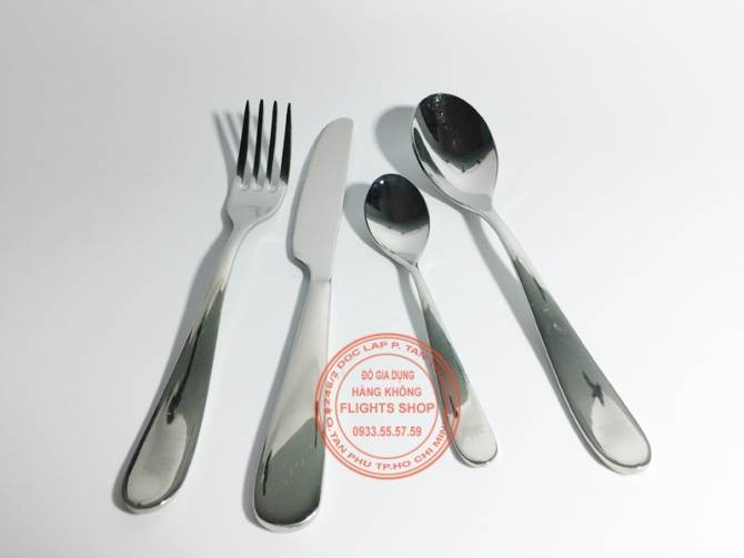 Bộ dao muỗng nĩa inox Vietnam Airlines VN4C (4 sao)