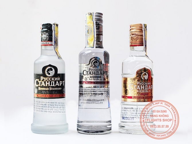 Russian Standard Vodka Platinum, Glass