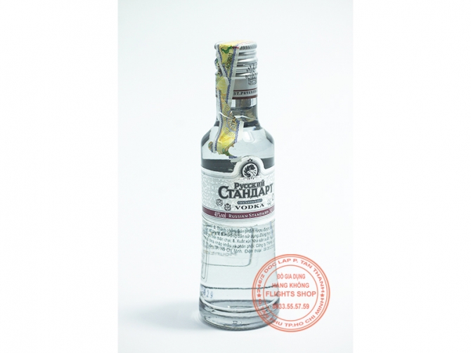 Russian Standard Vodka Platinum, Glass