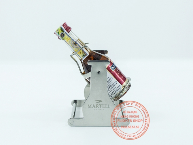 Martell V.S.O.P Medaillon with cradle (khung inox)