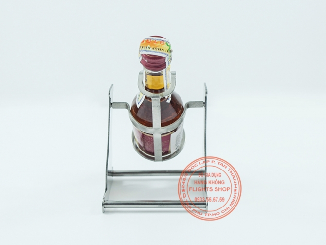 Martell V.S.O.P Medaillon with cradle (khung inox)