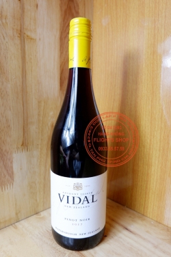 Vang đỏ Vidal Pinot Noir 2017 (New Zealand) 750ml
