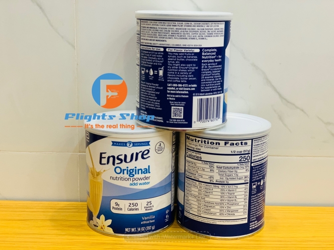 Sữa bột Ensure Original Nutrition Powder 397 gram, hàng xách tay Mỹ