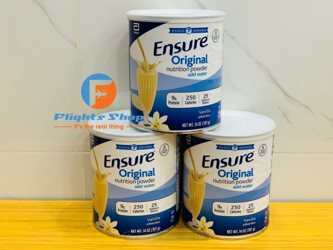 Sữa bột Ensure Original Nutrition Powder 397 gram, hàng xách tay Mỹ