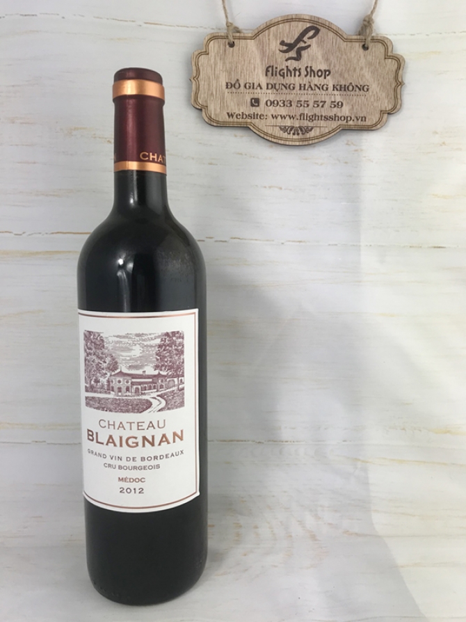 Vang đỏ Chateau Blaignan Médoc 2012