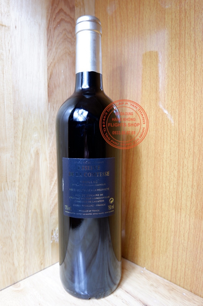 Vang đỏ Reserve De La Comtesse 2009 Pauillac 750ml