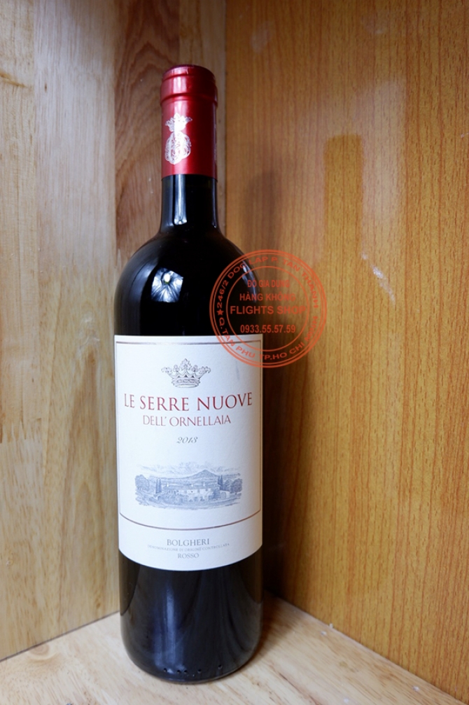 Vang đỏ Le Serre Nuove 2013 Bolgheri 750ml