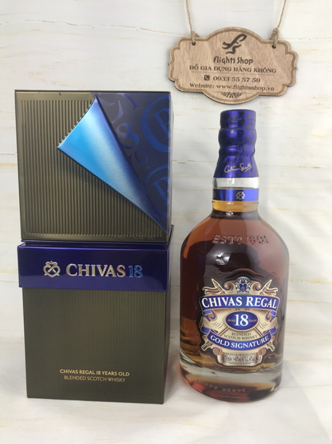 Chivas Regal 18 with figural box 750ml